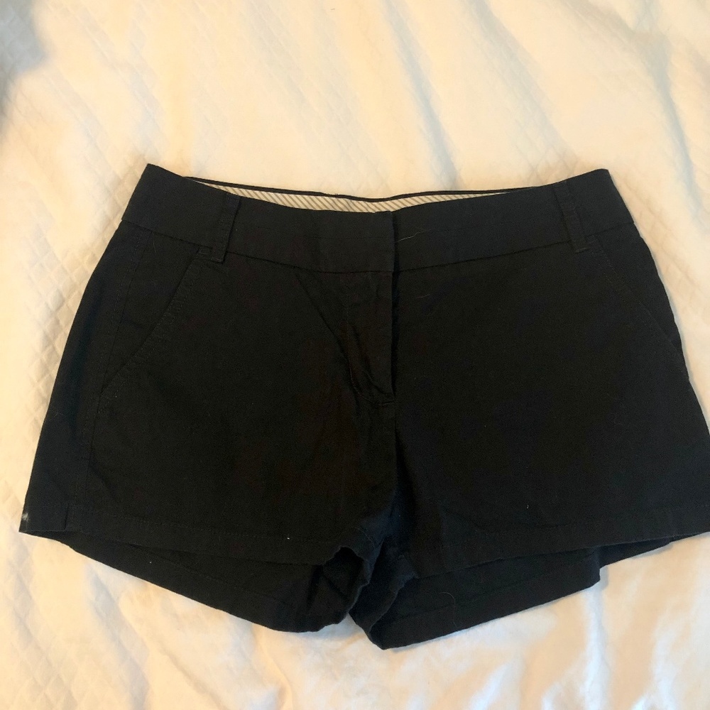 J. Crew Black Shorts Size 2